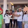 Obor Porprov Jatim sudah tiba di Kota Batu, Kamis (26/6/25).